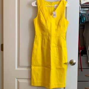 J. Crew Sz 2 Suiting Yellow Dress